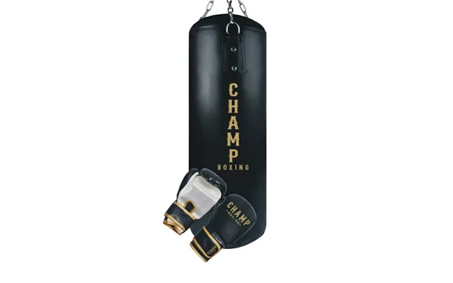 Champ Junior Boksesæt 15 Kg - Sort Guld