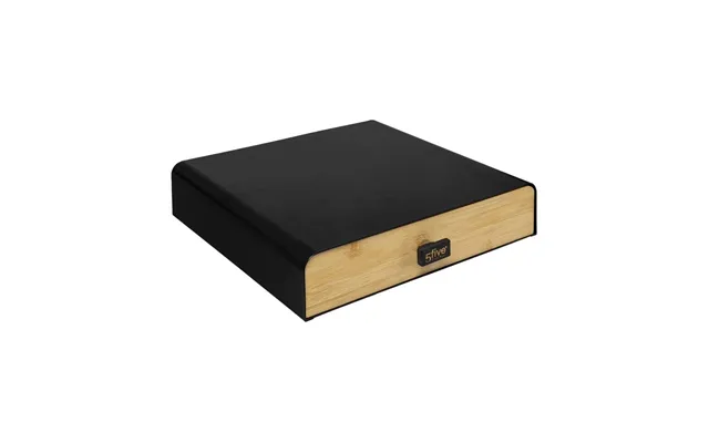 5five Simply Smart Kaffekapsel-holder Med Skuffer - Noir Kitchen, Sort Metal, 33 × 31 × 7,5 Cm