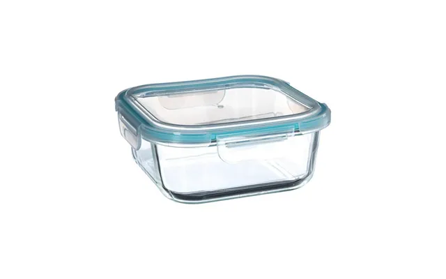 5five Simply Smart Madkasse - Blå, Gennemsigtig, 1,18 L 18,2 × 18,2 × 7,4 Cm