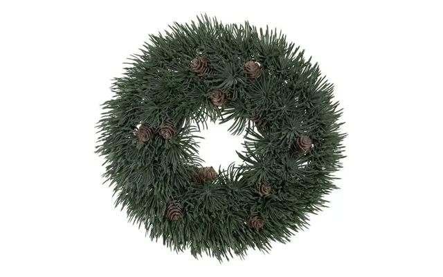 Adventskrans Grøn Pvc 28 X 28 Cm
