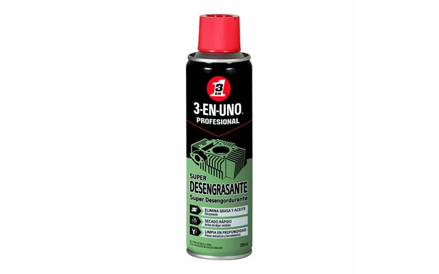 Affedtningsmiddel Spray 3-en-uno Super 250 Ml