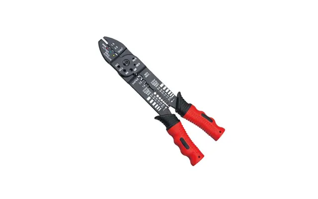 Afisoleringstang Og Krympeværktøj Bensontools Faston - Rød Sort
