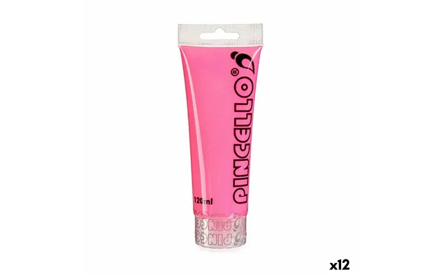 Akrylmaling Neon Pink 120 Ml - 12 Stk.
