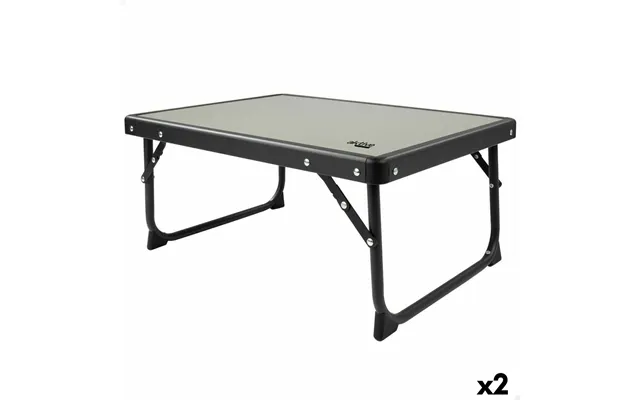 Aktive Sammenklappeligt Campingbord - Grå, 56 × 25 × 40 Cm 2 Stk