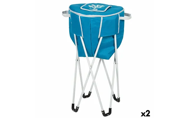 Aktive Transportabel Køletaske På Stativ - Blå, Foldbar, 43 × 85 × 43 Cm Sæt Af 2