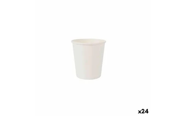 Algon Engangskopper I Pap, Hvid - 20 Dele, 120 Ml 24 Enheder