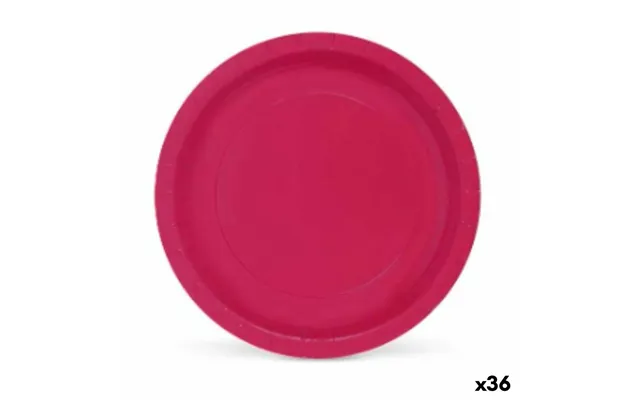 Algon Engangstallerkener - Bourgogne, Pap, 20 × 20 × 1,5 Cm, 36 Stk