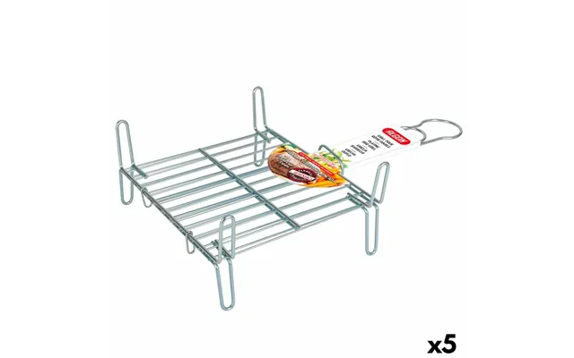 Algon Grillrist Dobbelt, Galvaniseret 25 × 25 Cm - 5 Stk.