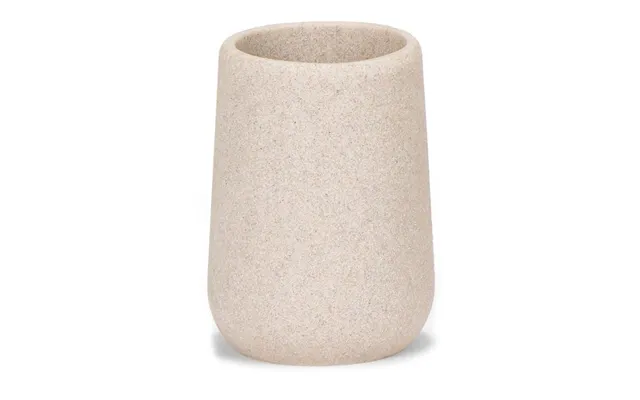 Andrea House Tandbørsteholder I Sandsten - Lysegrå Ø 7,5 × 10,5 Cm