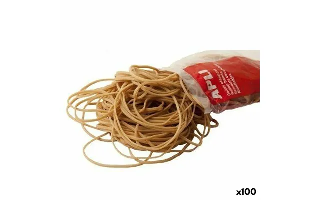 Apli Elastikbånd Brun Ø 8 Cm - 100 Stk.