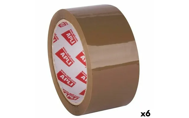 Apli Pakketape Brun 48 Mm X 66 M - 6 Ruller