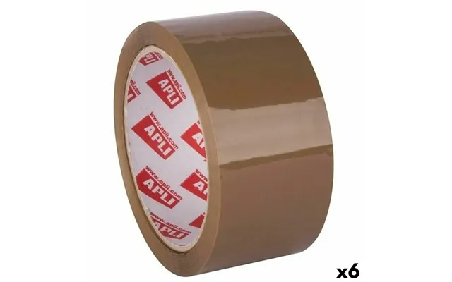 Apli Pakketape Brun 48 Mm X 66 M - 6 Ruller