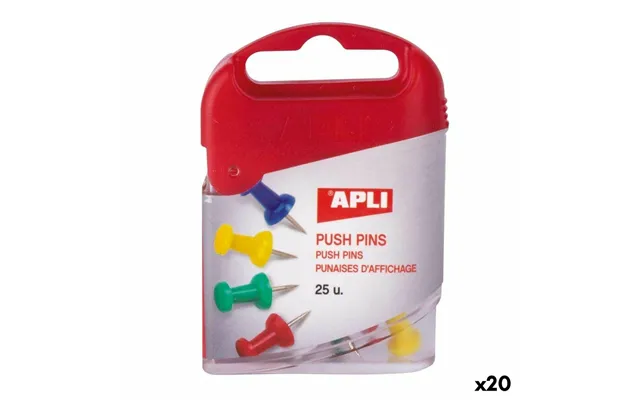 Apli Tegnestifter - Multifarvet, Nikkel 20 Stk.