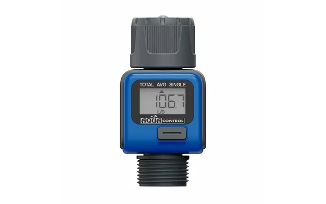Aqua Control C2500 Flowmåler Til Havevanding - Digital Med Lcd