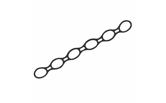 Avento Elastisk Modstandsbånd I Silikone - Sort 4,5-13,7 Kg