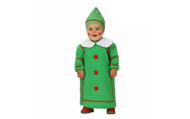 Babykostume - Grøn Jul, 0-6 Måneder