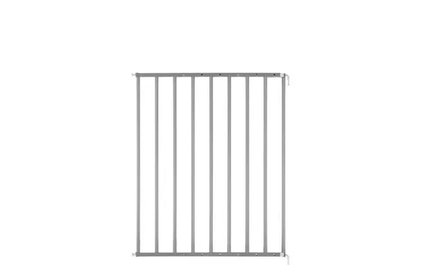 Badabulle Safe & Protect Xl Sikkerhedsgitter - 60-107 Cm, Grå