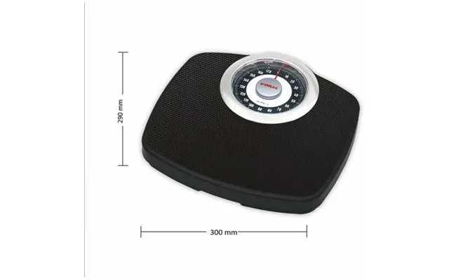 Badevægte Analog - Little Balance Confort 180, Sort