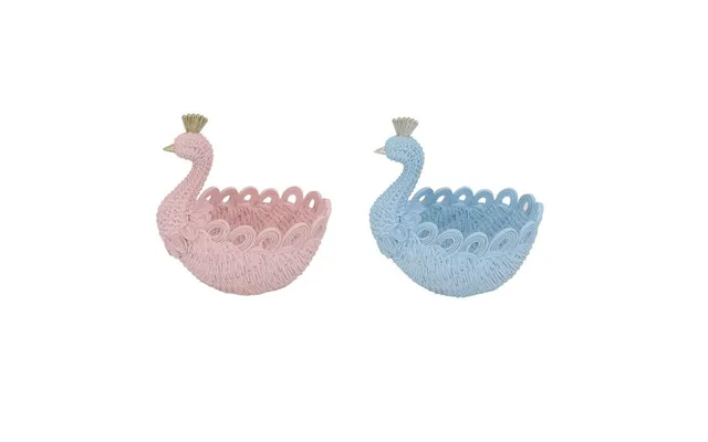 Bakke Til Småting - Harpiks Aluminium, Romantisk, 23 × 14,3 × 23 Cm 2 Stk
