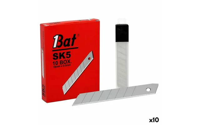 Bat Sk5 Knæk-klinger 18 Mm - Pakke Med 10