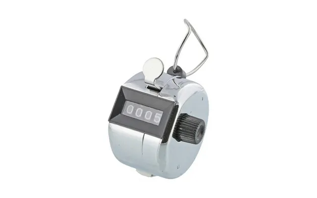 Bensontools Hit Counter - 4-cifret, Sølvfarvet Metal