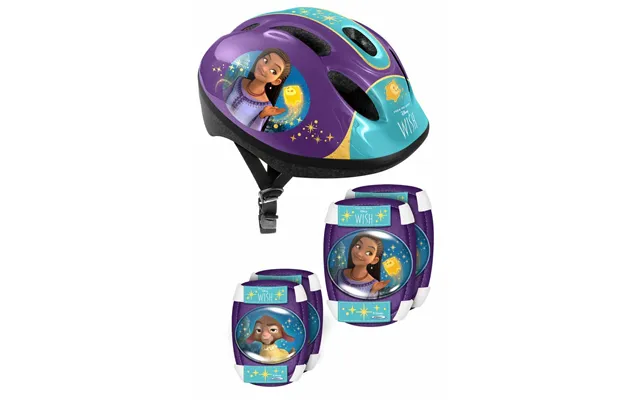 Beskyttelsessæt Til Skate Disney Wish - Lilla 50-56 Cm