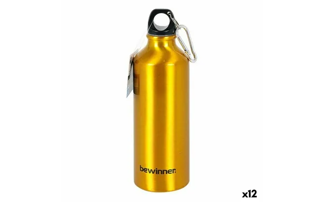 Bewinner Vandflaske I Aluminium 500 Ml - Gul 12 Stk.