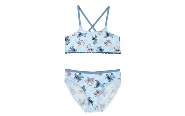Bikini Til Piger Stitch - Blå, 5 År