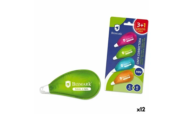 Bismark Rettetape Neon, Multifarver - 5 Mm × 6 M 12 Stk.