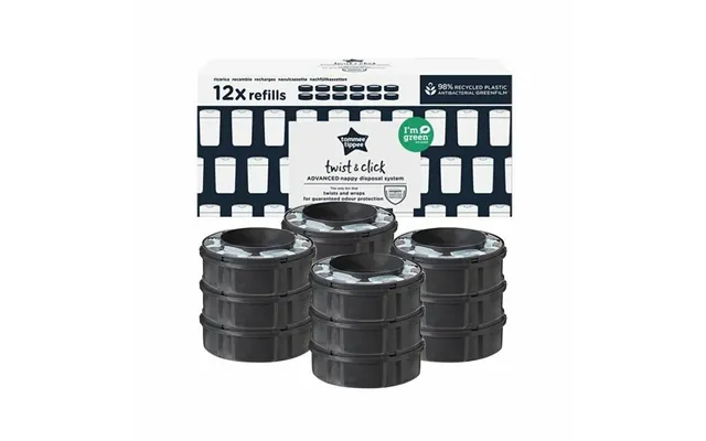 Bleposer Refiller Tommee Tippee Twist & Click - 12 Stk.
