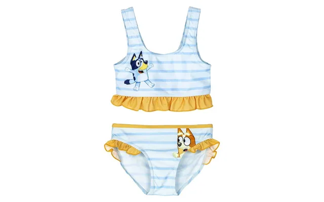 Bluey Bikini - Blå, 4 År Børne Badetøj