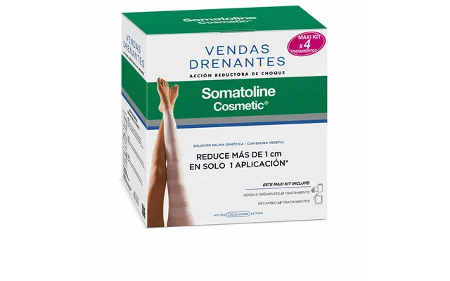 Bodylotion Somatoline Drænende Bandager - 4 Dele