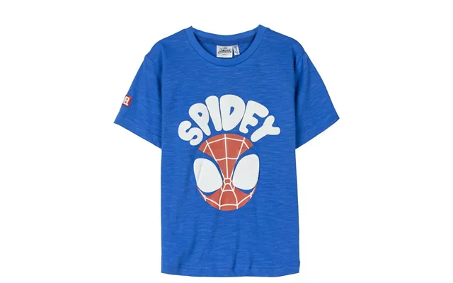 Børne Kortærmet T-shirt Spidey Blå - 4 År