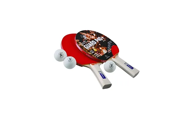 Bordtennissæt - Ocio Trends, 2 Bat 3 Bolde, Rød