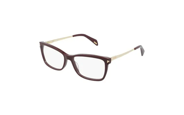 Brillestel Dame Police Ø 53 Mm - Rød Acetat
