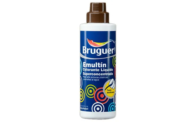 Bruguer Emultin Højkoncentreret Flydende Farvestof - Brun 50 Ml
