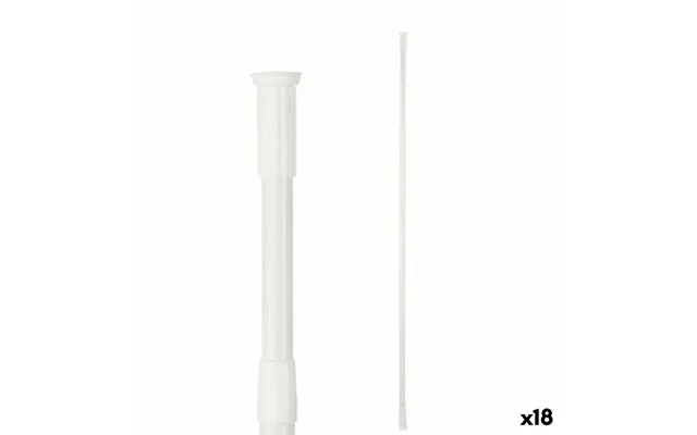 Bruseforhængsstang Berilo - Forlængelig 110-200 Cm, Hvid Aluminium