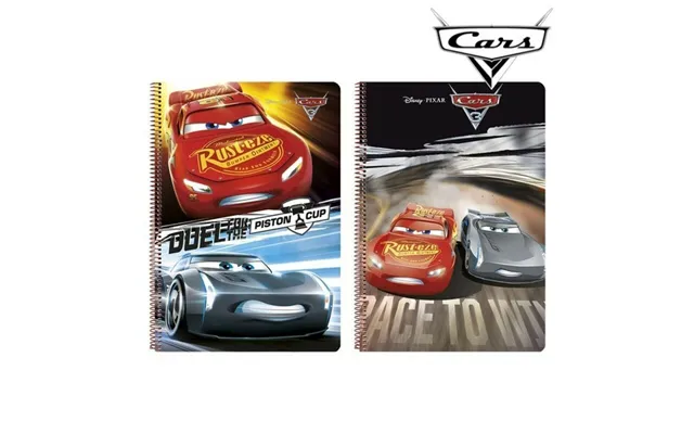 Cars Ringbog A4 - 80 Ark, Kvadreret 4 Mm