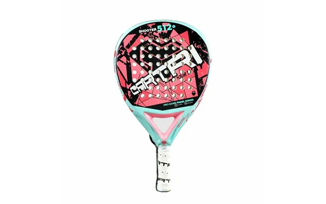 Cartri Shooter 512 Padel Bat - Multifarvet Laksefarvet