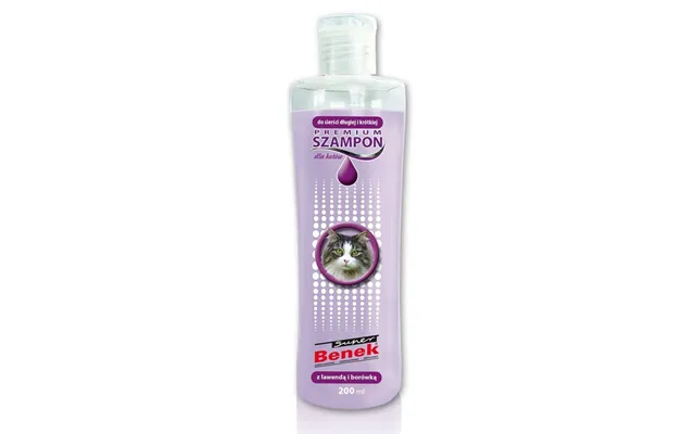 Certech Premium Katte-shampoo - Lavendel & Blåbær, 200 Ml