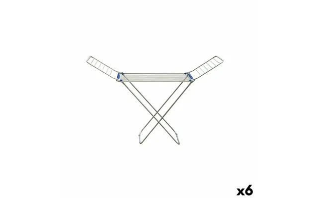 Confortime Sammenfoldeligt Tørrestativ I Aluminium 132 × 55 × 4 Cm - 6 Stk