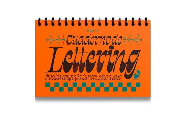 Cuadernos Rubio Skrive- Og Kalligrafi-notesbog Lettering Curioos 30,4 × 20,4 Cm - 212 Ark