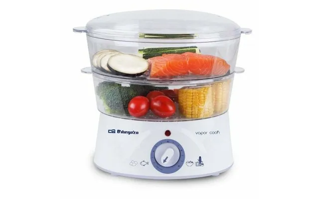 Dampkoger Orbegozo - 5 L, 400 W, Hvid