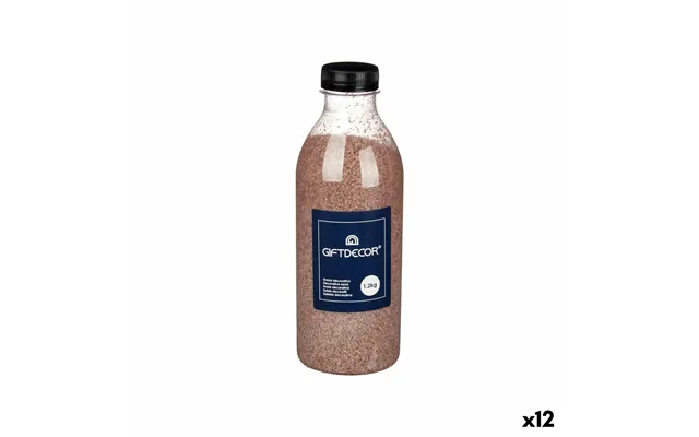 Dekorationssand Brun - 1,2 Kg 12 Enheder
