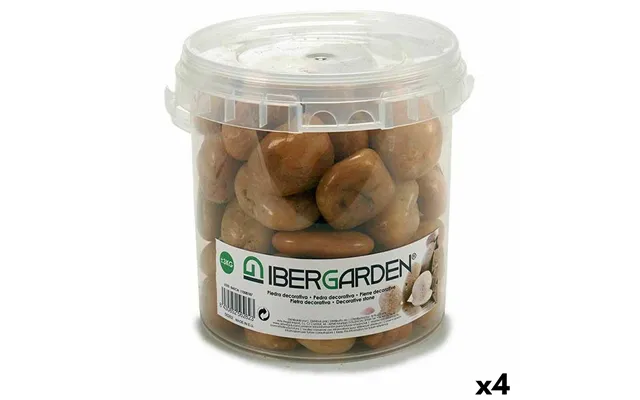 Dekorationssten Ibergarden Brun - Stor, 3 Kg 4 Enheder