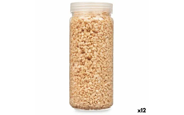 Dekorationssten - Sennepsgul, 2-5 Mm, 700 G 12 Stk