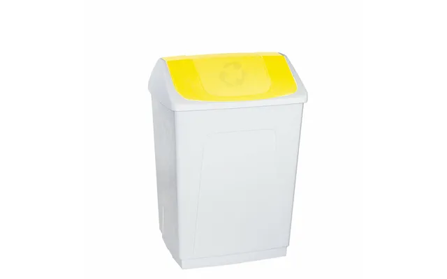 Denox Papirkurv - Hvid Gul, 55 L