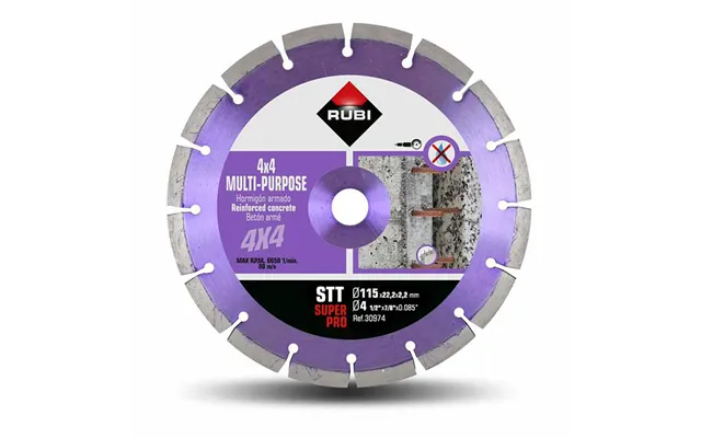 Diamantskæreskive Rubi Superpro 30974 - 115 Mm
