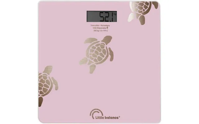 Digital Badevægt Little Balance 8729 - 180 Kg, Pink