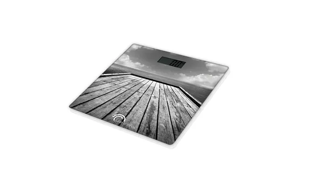 Digital Badevægt Little Balance Pontoon - Brun Multifarvet, 180 Kg, 30 × 30 Cm